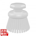 脱毛防止 丸型ハンドブラシ ハード122334 ホワイト 写真1