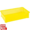EBM PP半透明カラー番重 A型 特大 イエロー(サンコー製) 写真1