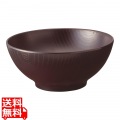 メラミン食器 ウォールナ ボール 17cm WD-41-DBR ダークブラウン 写真1