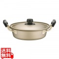 アカオ しゅう酸 実用鍋 浅型(硬質) 18cm 写真1
