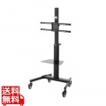 37?75型対応アルミフレームディスプレイスタンド。90度回転機能あり。 写真1