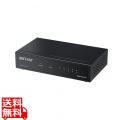 Giga 5ポート スイッチングハブ 電源外付け 金属筐体 マグネット付属 ブラック 写真1