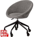デスクチェア グレーブラウン