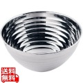 UK 18-8 サラダボール/ライン シングルウォール 14cm 写真1