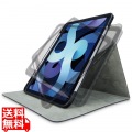 iPad Air 10.9インチ 第5世代 第4世代 (2022/2020年) ケース カバー 手帳型 フラップ ソフトレザー ApplePencil収納 スリープ対応 マグネット ブラック
