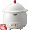 温泉たまご器 ゆで卵 半熟卵 固ゆで ゆで加減調整 6個同時調理 マイコン式 エッグDoDoDo ホワイト 写真1