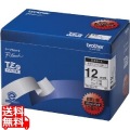 TZeテープ ラミネートテープ(白地/黒字)12mm 10本パック 写真1