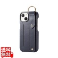 iPhone 15 オープンソフトレザーケース カードポケット付 &me