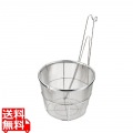 ThreeSnow TS18-8共柄平底うどんてぼ 大 | うどん 平底 キッチン用品 調理器具 調理機器 調理道具 ざる 湯切り 水切り 写真1