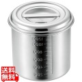AG18-8目盛付深型キッチンポット 18cm(手無) 写真1