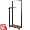 ハンガーラック 幅60 高さ145 HS-620R ブラック 宮武製作所 | 収納 キャスター付き 写真1