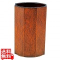 八角木目箸立て 栃天黒(ABS) 45001040