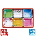 夢彩ごぜん(50枚入)TSR-BOX 90-60 中仕切6 柄付 写真1