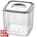 ポリカーボネイト 深型角キッチンポット 15cm 業務用 写真1