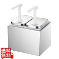 プッシュポンプソースディスペンサー 2L 2連 606302 写真1