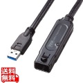 USB3.2アクティブリピーターケーブル15m(抜け止めロック機構付き) 写真1