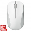 ワイヤレスマウス Bluetooth 3ボタン 抗菌 軽量 IR LED Mサイズ ホワイト 写真1