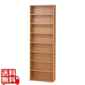 本棚 スリム おしゃれ  文庫本棚 W600 S ナチュラル 39409 | 薄型 漫画 組み立て式 KUROSHIO/クロシオ 写真1