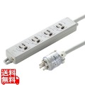 医用接地プラグ付き電源タップ 写真1