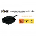 ロッジ ロジック スクエア グリルパン 10 1/2インチ IH ・ガス火 対応 L8SGP3 | 鉄フライパン 鉄 フライパン IH対応 キャンプ アウトドア おしゃれ 鉄製 写真2
