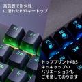 【日本語配列】 HyperX Alloy Origins RGB PBTメカニカルゲーミングキーボード HyperX赤軸 ゲーマー向け メーカー2年保証 639N3AA#ABJ 写真2