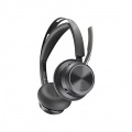 Poly Voyager Focus 2 USB-C +C/A【ワイヤレス/有線、ビジネス用途、Web会議、3つのノイズキャンセルテクノロジーを搭載】 写真2