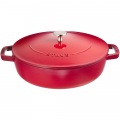 ストウブ ブレイザー・ソテーパン 26cm 40506-544 チェリー 写真2