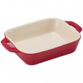 セラミック レクタンギュラーディッシュ 14cm×11cm チェリー 40508-582 写真2