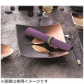 奏 スクエアプレート ゴールドブラック21cm 写真2