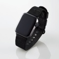 Apple Watch 40/38mm/ファブリックバンド/ブラック 写真2