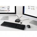 USB切替器/USB3.0/PC側4ポート/接続機器4ポート/手元スイッチ/ブラック 写真2