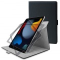 iPad 10.2 2019年モデル/フラップケース/ソフトレザー/360度回転/ブラック 写真2