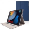 iPad 10.2 2019年モデル/フラップケース/ソフトレザー/フリーアングル/スリープ対応/ネイビー 写真2