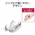 ヘッドセット Bluetooth ワイヤレスイヤホン 超小型 連続通話最大5時間 充電2時間 USB Type-C端子 片耳 左右耳兼用 ブラック 写真2