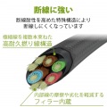 イヤホン ステレオヘッドホン 有線タイプ セミオープン型 マイク付 直径3.5mm 4極ミニプラグ 高耐久ケーブル シルバー 写真2