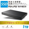 外付ケSSD/ポータブル/USB3.2(Gen1)対応/1TB/ブラック/データ復旧サービスLite付 写真2