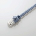 LANケーブル/CAT6A対応/EU RoHS指令準拠/爪折れ防止/簡易パッケージ仕様/30m/ヨリ線/ブルー 写真2