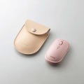 ワイヤレスマウス BlueLED Bluetooth 4ボタン 薄型 モバイルマウス 収納ポーチ付き 割り当て機能 ピンク 写真2