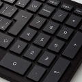 キーボード 有線 USB タイプC パンタグラフ コンパクト テンキー付き Chromebook WWCB認証 抗菌 ブラック 写真2