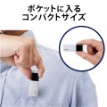USBメモリ 128GB USB3.1(Gen1)対応 ノック式 ストラップホール付 ホワイト 写真2