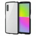 Xperia 10 IV/ケース/フレームカラー/背面クリア/ブラック 写真2