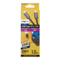 USB2.0ケーブル(認証品、USB Type-C(TM) to USB Type-C(TM)) 写真2