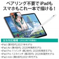 タッチペン スタイラスペン ( iPad用 / 各種スマホ・タブレット用 ) 2モード搭載 充電式 USB Type-C 充電 磁気吸着 ペン先1.5mm 極細 D型 ペン先交換可 ホワイト 写真2