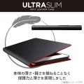 Galaxy A23 5G ( SC-56C / SCG18 ) ケース カバー レザー 手帳型 マグネット フラップ 耐衝撃 衝撃吸収 軽量 薄型 スタンド機能付 ブラック 写真2