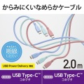 なめらかUSB Type-Cケーブル(非認証品、C-C) 写真2
