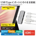 USB Type-C/直挿しタイプドッキングステーション 写真2