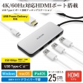 USB Type-Cデータポート/4K/60Hz対応ドッキングステーション 写真2