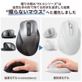 静音 有線マウス ”EX-G”5ボタン XLサイズ 写真2