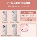 iPhone 15/iPhone 15 Plus レンズカバー ガラス &me パレットカラー 写真2