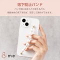 iPhone 15 ハイブリッドケース ハンドバンド &me パールタイプ 写真2